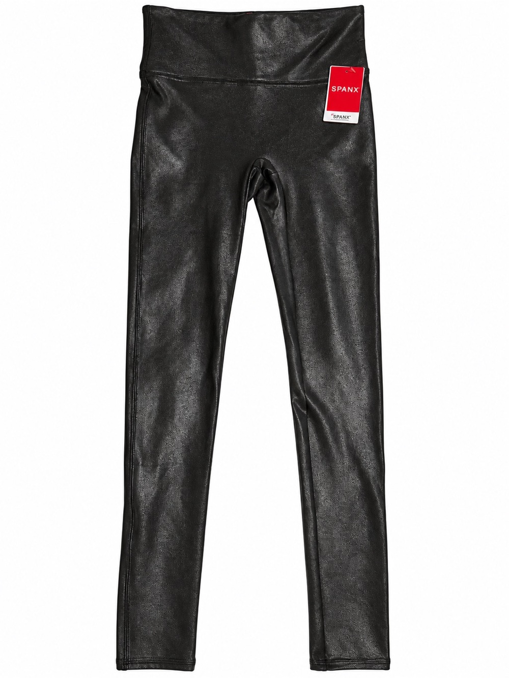 SPANX Black Faux Leather High Rise Leggings Size S NWT